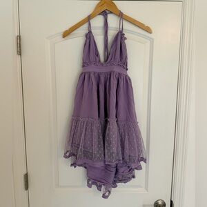 NEVER WORN! Lavender Tie Dress